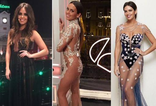 El vestido de Cristina Pedroche, tan transparente como siempre para presentar las Campanadas