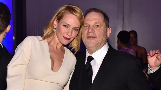 Harvey Weinstein se defiende con una foto de las acusaciones de Uma Thurman