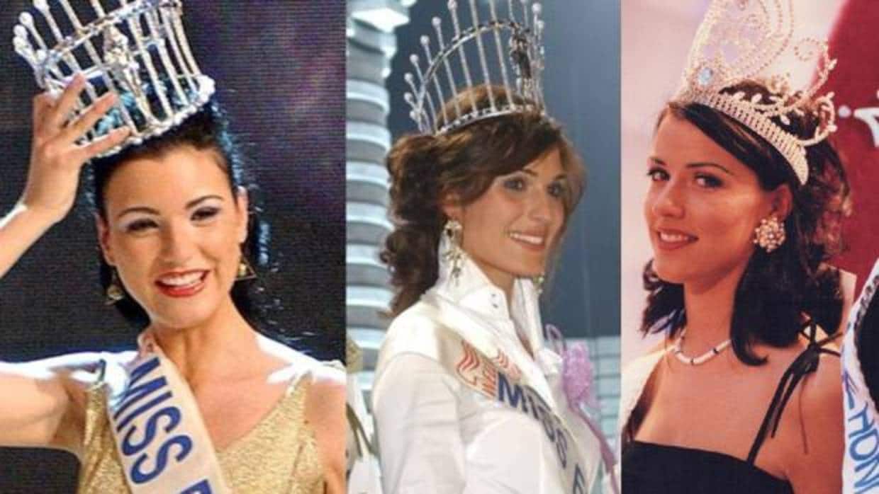 Inés Sainz, María Jesús Garzón y Verónica Hidalgo, Miss España en los años 1997, 2004 y 2005 respectivamente