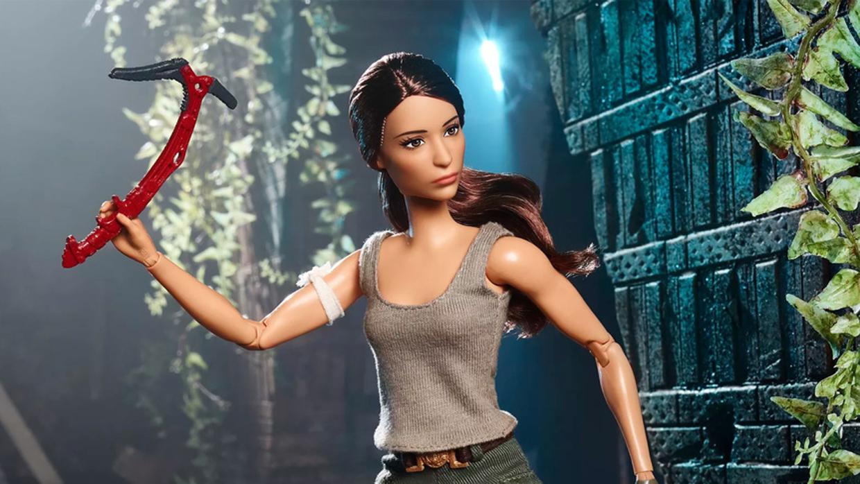 Barbie inspirada en la película de Tomb Raider