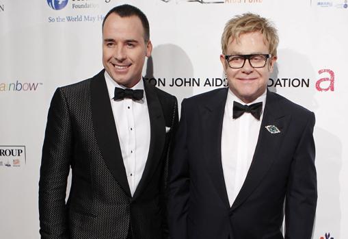 David Furnish y Elton John