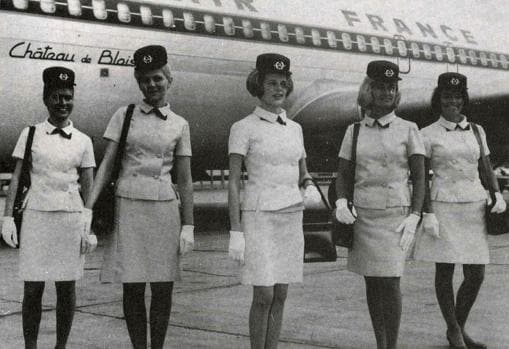Azafatas de Air France en 1968