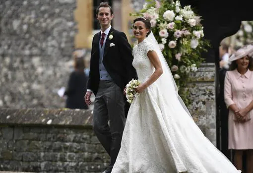 Pippa Middleton y James Matthews el día de su boda