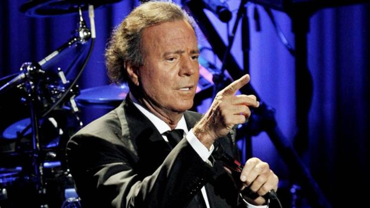 El cantante Julio Iglesias