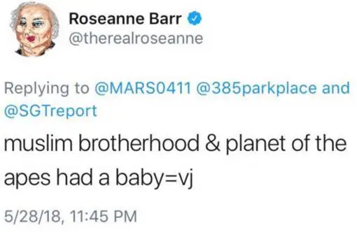 Mensaje de Roseanne