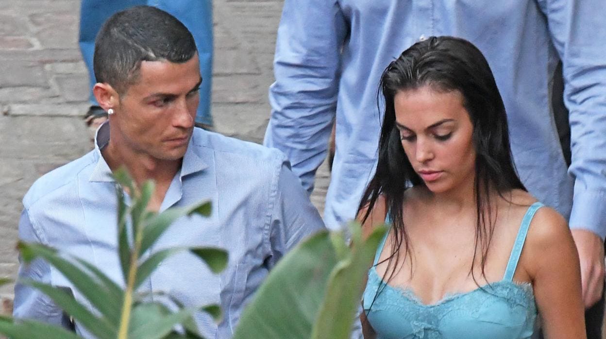 Cristiano Ronaldo y Georgina Rodríguez en Málaga