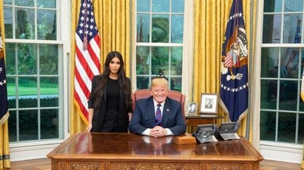 El look más «sobrio» de Kim Kardashian para su reunión con Donald Trump