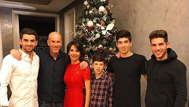 La discreta familia de Zidane, el mejor apoyo tras su marcha del Real Madrid