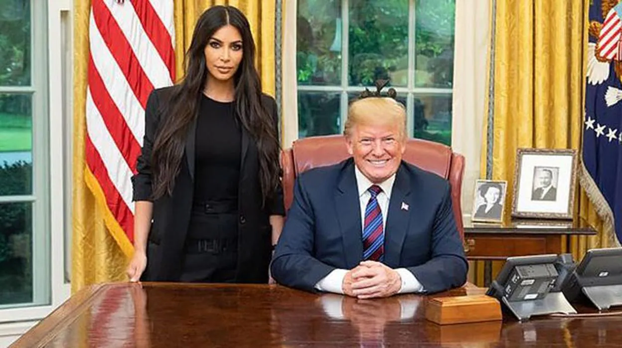Donald Trump, a los pies de Kim Kardashian: cumple su petición y conmuta la pena a una presa de 63 años