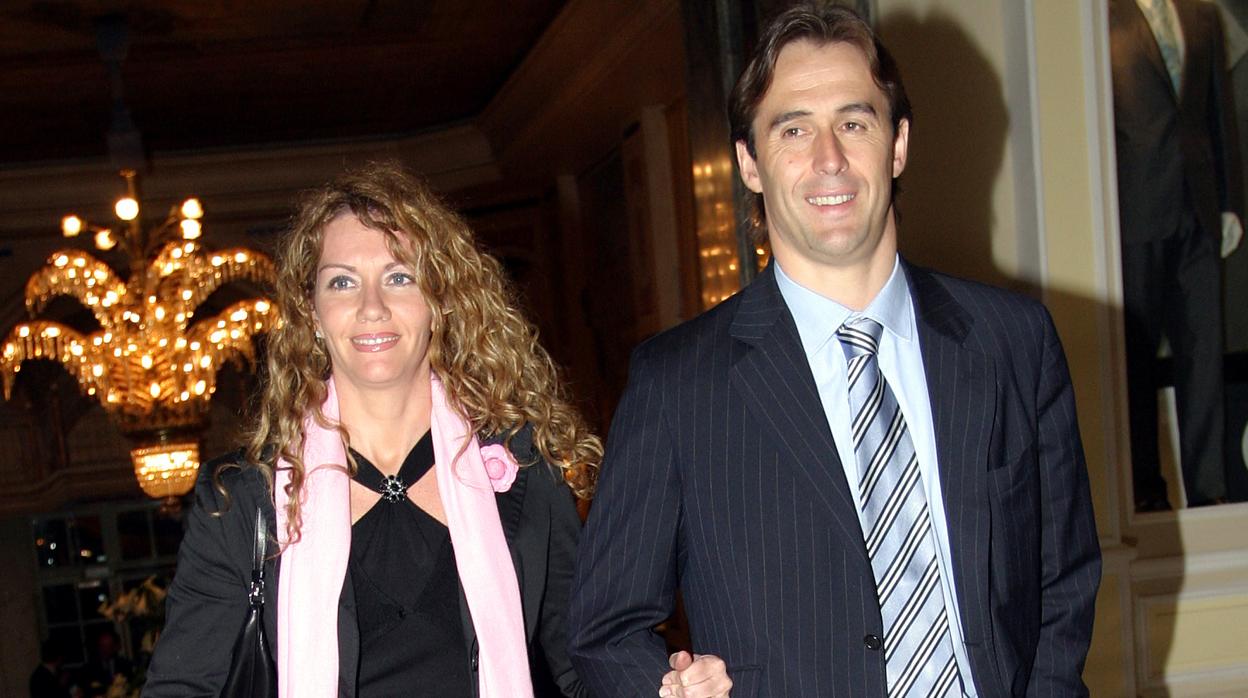 Julen Lopetegui y su mujer, Rosa Maqueda