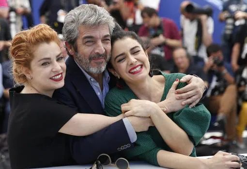 Ricado Darín junto a las actrices Dolores Fonzi y Érica Rivas
