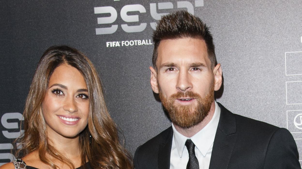 Antonela Roccuzzo y Messi