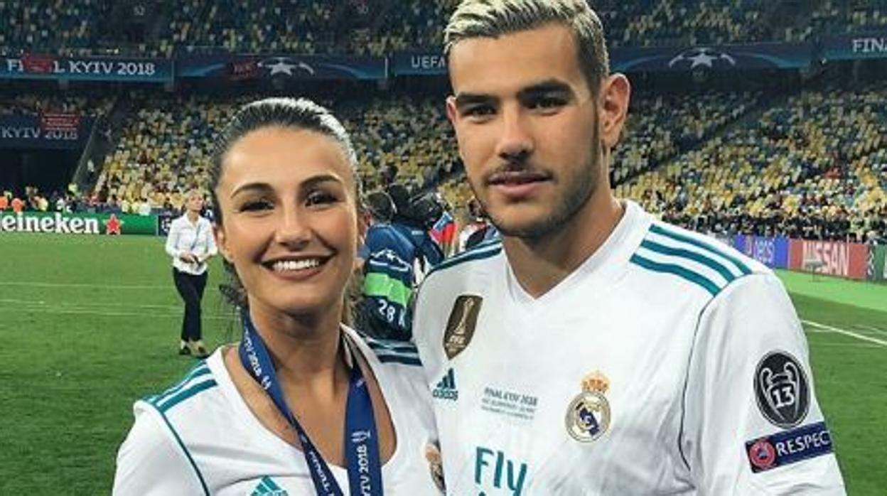 La pareja en la celebración de la decimotercera Champions League del Real Madrid