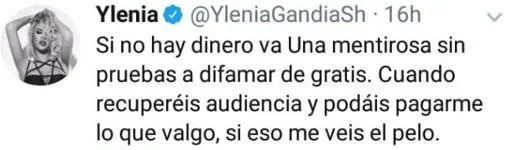 Ylenia Padilla deja en ridículo a «Sálvame»