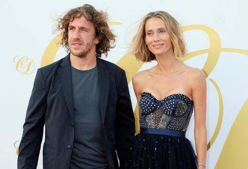 Carles Puyol y Vanesa Lorenzo