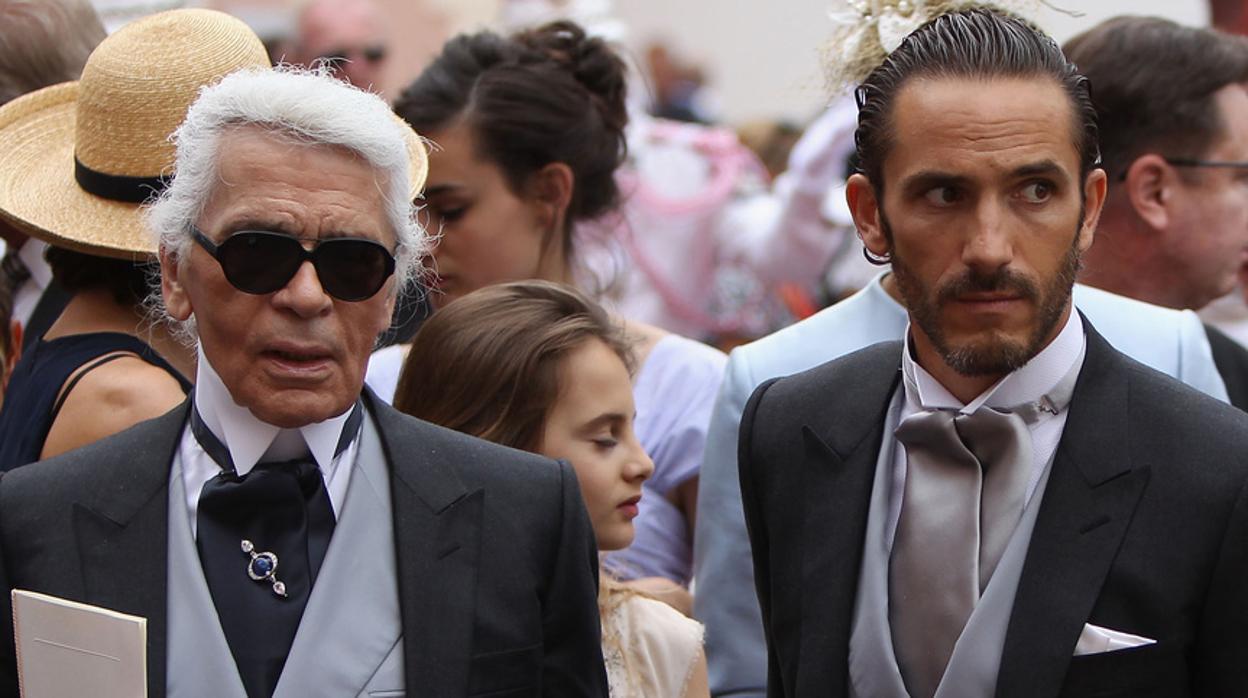 Karl Lagerfeld y Sebastien Jondeau