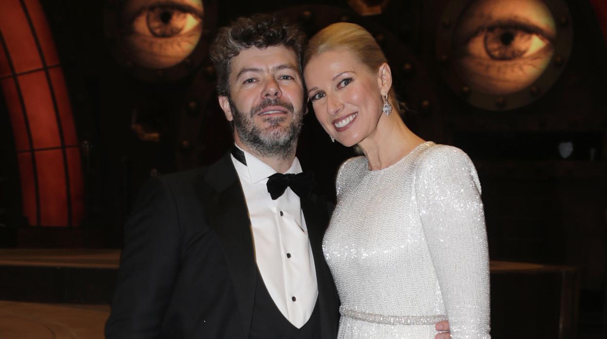Anne Igartiburu y su marido, Pablo Heras-Casado, el pasado mes de febrero en la gala de los Premios Goya