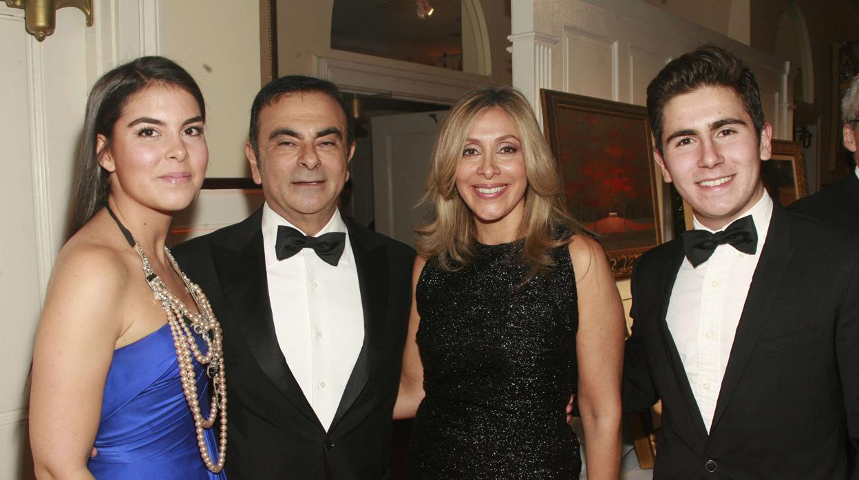 La semana negra de Carlos Ghosn y su familia de triunfadores