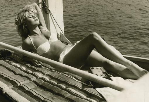 Brigitte Bardot a los 28 años en Saint Tropez