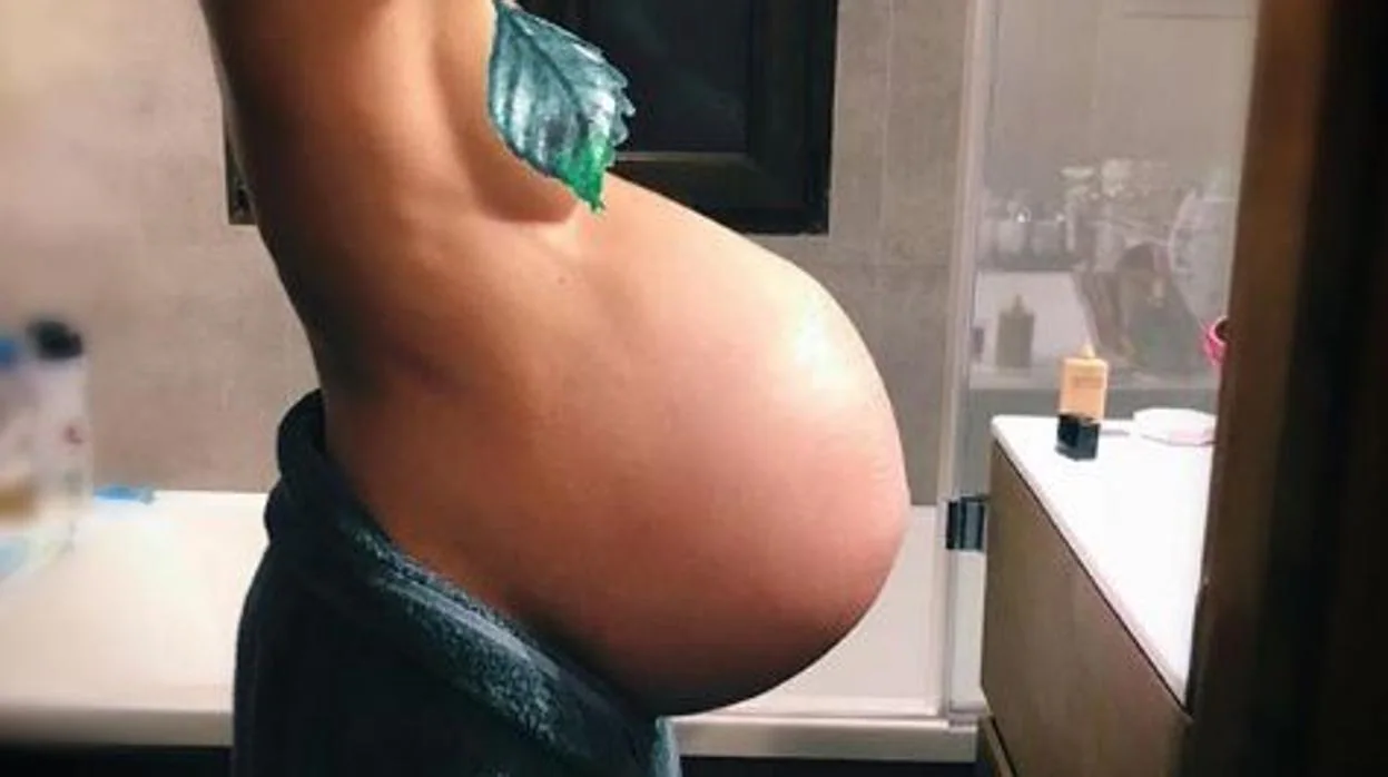 La impactante tripa de embarazada de Barei que ha preocupado a sus fans: «Me da miedo que explotes»