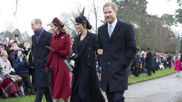 Meghan y Catalina escenifican la distensión en Sandringham