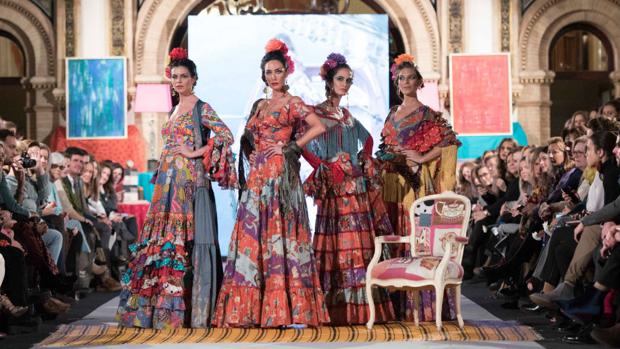 La moda flamenca un «must» en el Rastrillo Nuevo Futuro