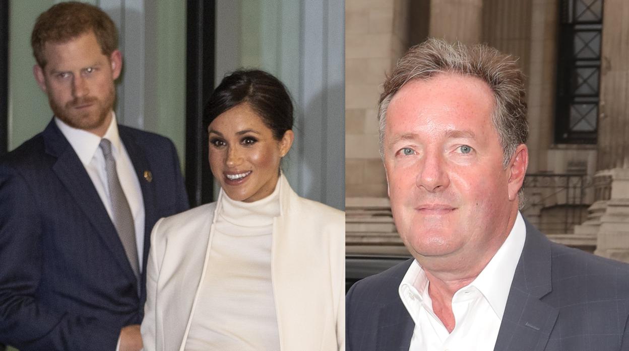 El Príncipe Harry, Meghan Markle y Piers Morgan