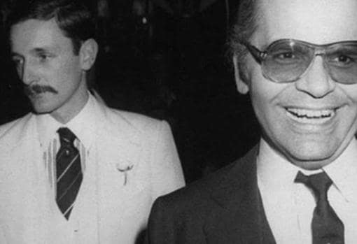 Lagerfeld mantuvo una apasionada relación con Jacques de Bascher, muerto en 1989