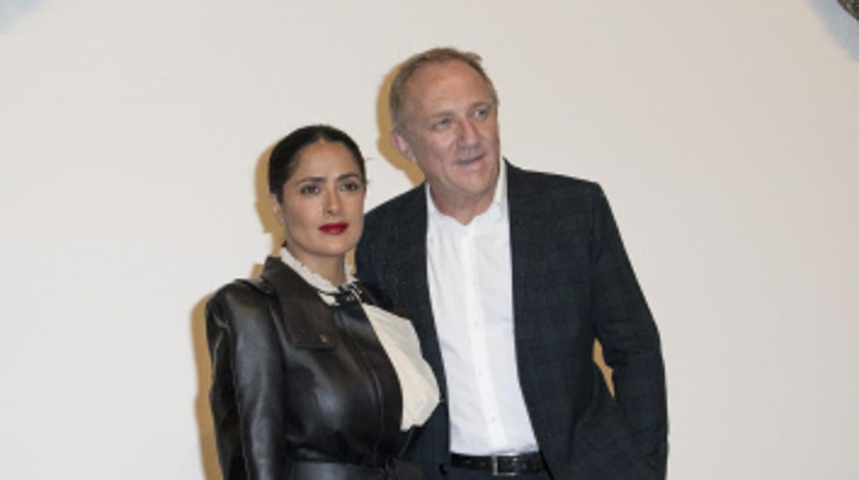 Salma Hayek y su marido