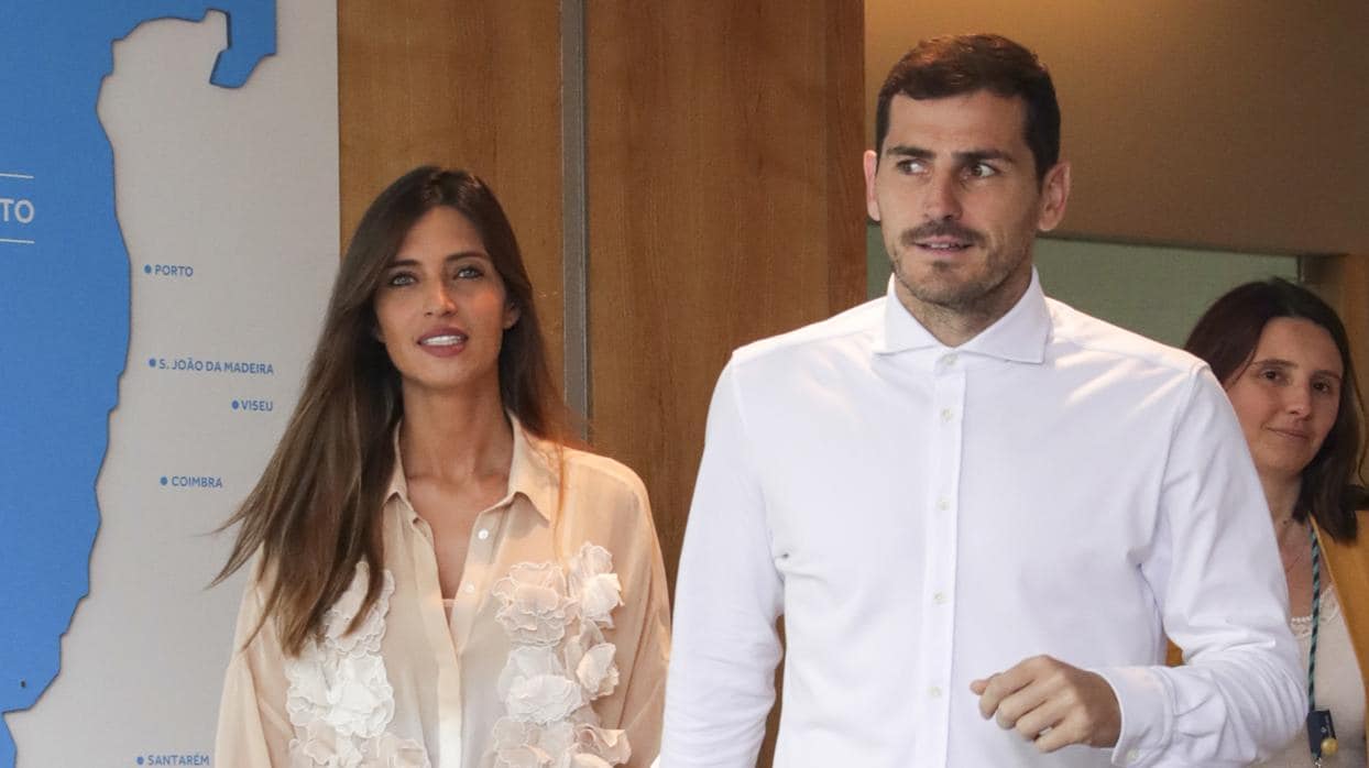 Sara Carbonero e Iker Casillas, el pasado 6 de mayo, cuando al guardameta le dieron el alta