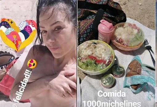 Maite Galdeano imita a Sofía Suescun con un topless en la playa