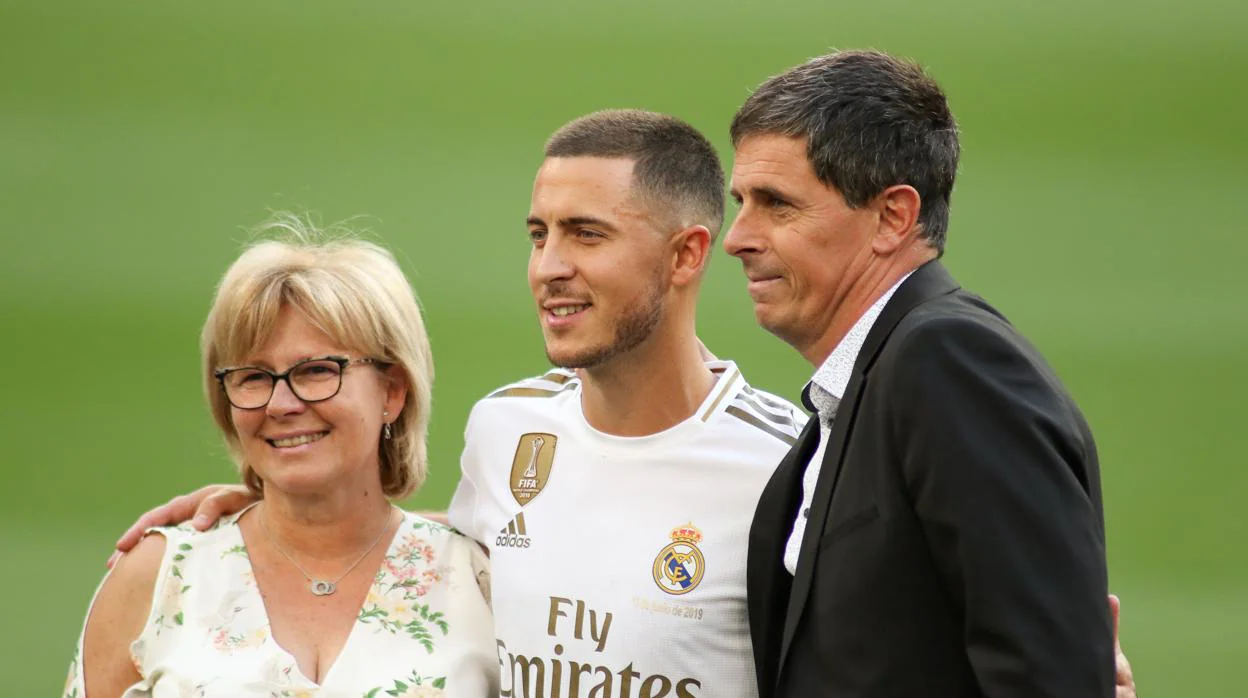 Carine y Thierry, los padres de Eden Hazard, fueron futbolistas.