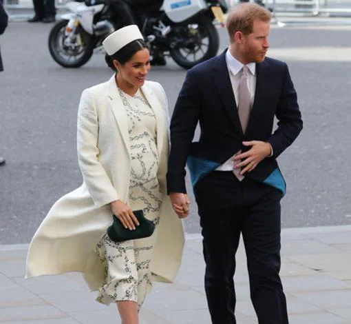 Meghan Markle y el Príncipe Harry, durante las celebraciones del Día de la Commonwealth