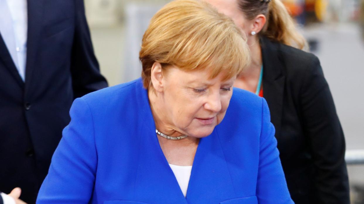 Angela Merkel, el pasado lunes