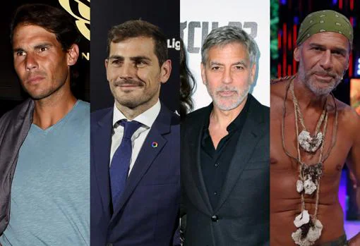 Rafa Nadal, Íker Casillas, George Clooney y Carlos Lozano