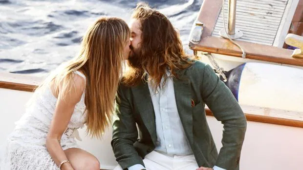 Heidi Klum y Tom Kaulitz celebran su segunda boda en alta mar