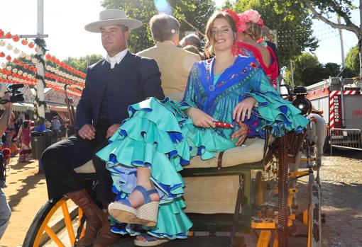 Alexia de Holanda en la Feria de Abril