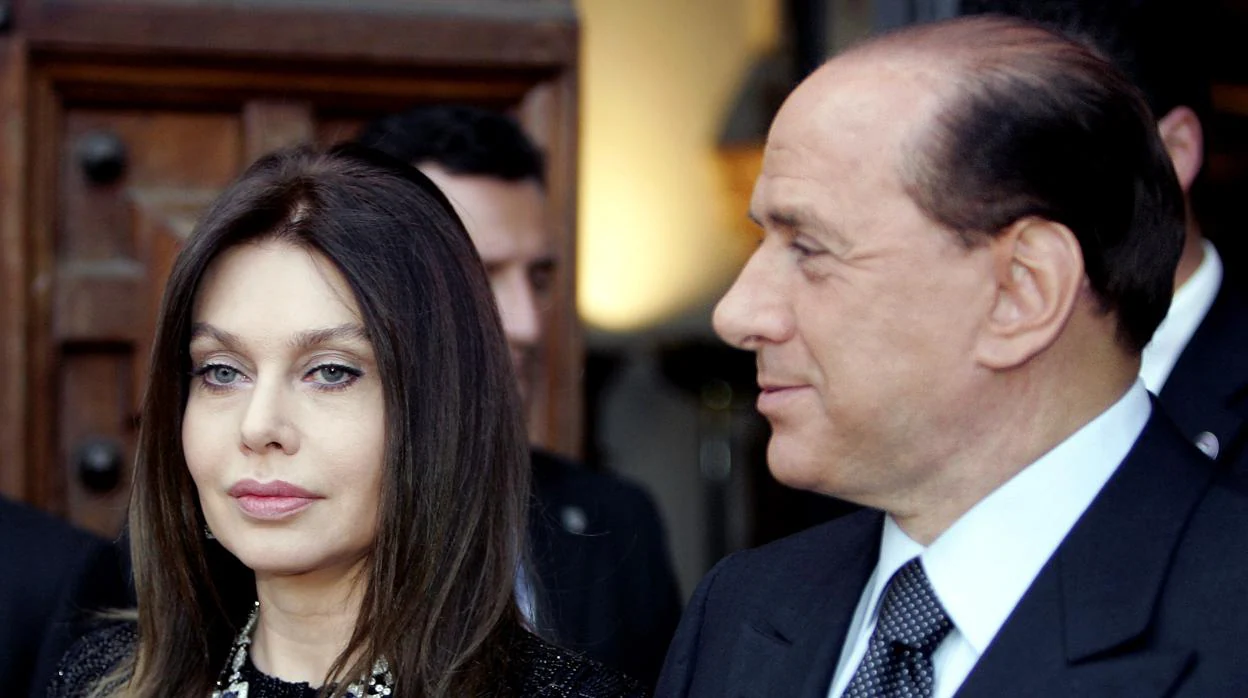 Silvio Berlusconi y Veronica Lario, en 2007