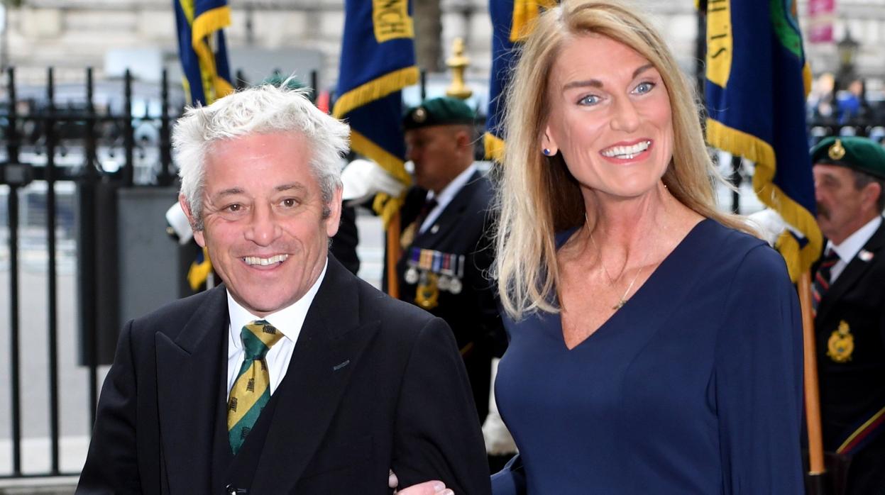 John Bercow con su mujer Sally