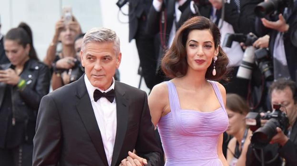 George y Amal Clooney