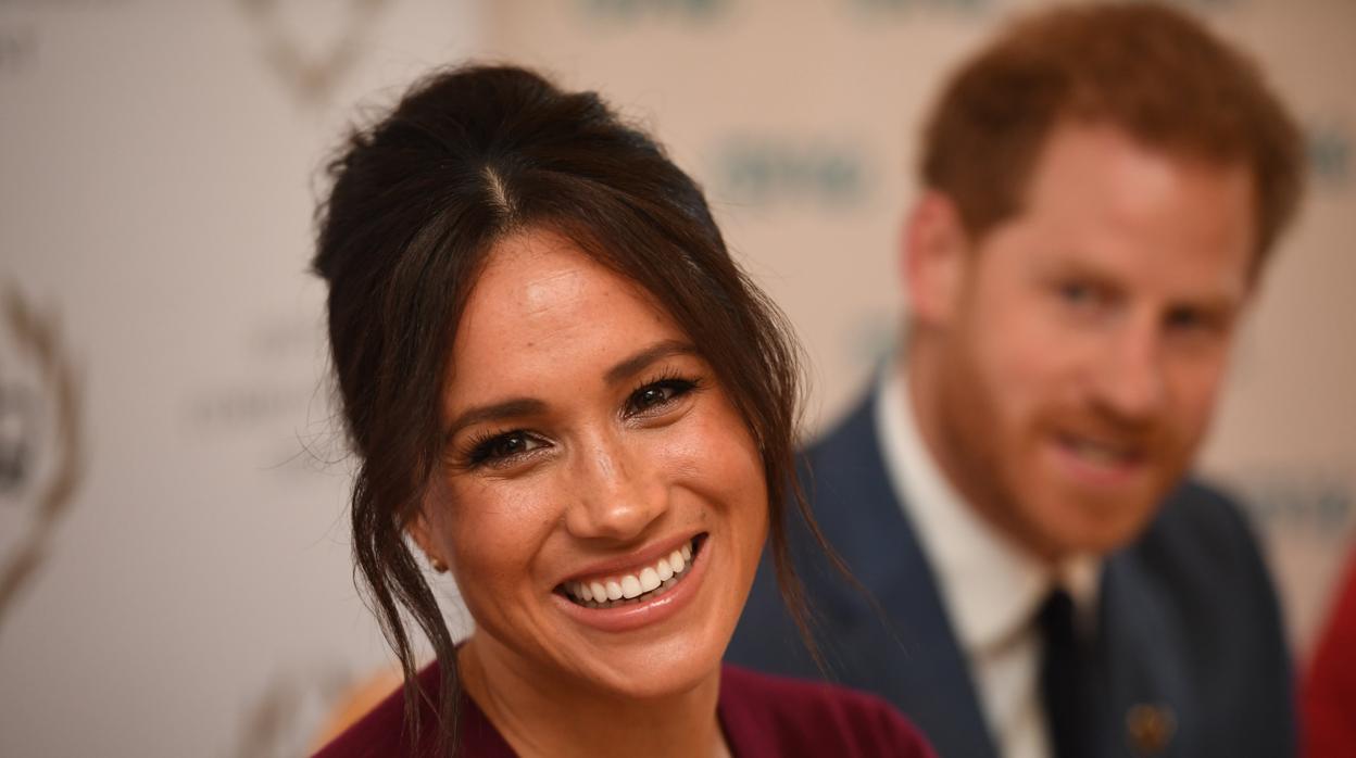 Meghan Markle y el Príncipe Harry, durante el evento de esta mañana