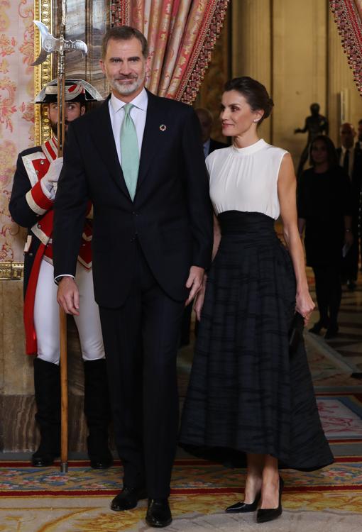 El aplaudido «look» sostenible de la Reina Letizia en la Cumbre del Clima