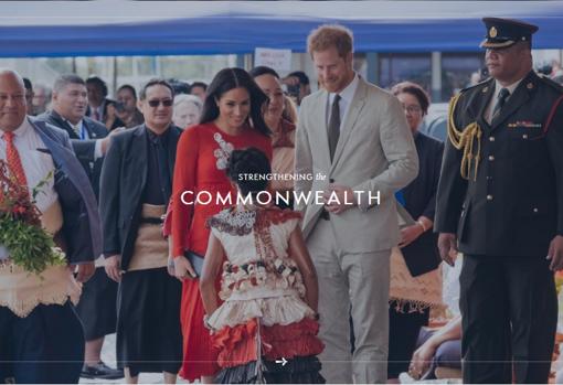 Los Sussex en un acto de la Commonwealth