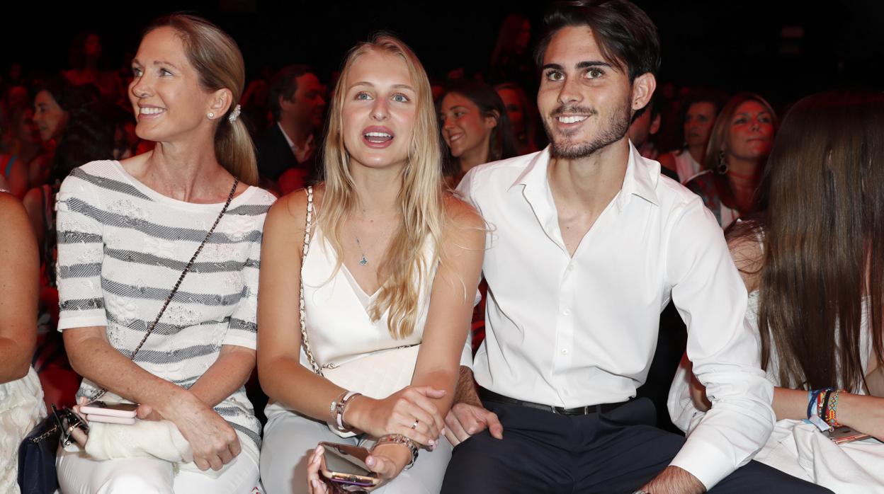 Miguel Iglesias, Danielle Obolevitch y Miranda Rijnsburger, el apsado año en la Fashion Week de Madrid