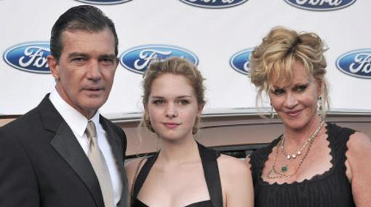 Antonio Banderas, Melanie Griffith y su hija, Stella