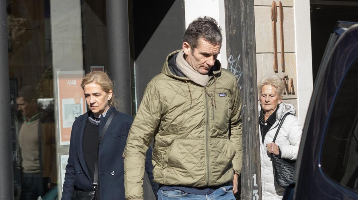 Iñaki Urdangarin en las calles de Tudela