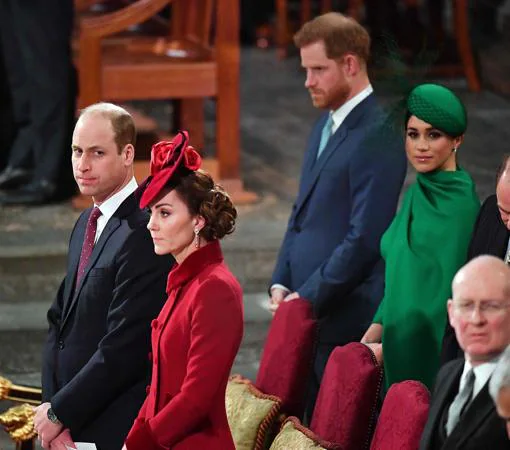 Meghan y Harry se despiden de la realeza junto a toda la familia en la Abadía de Westminster