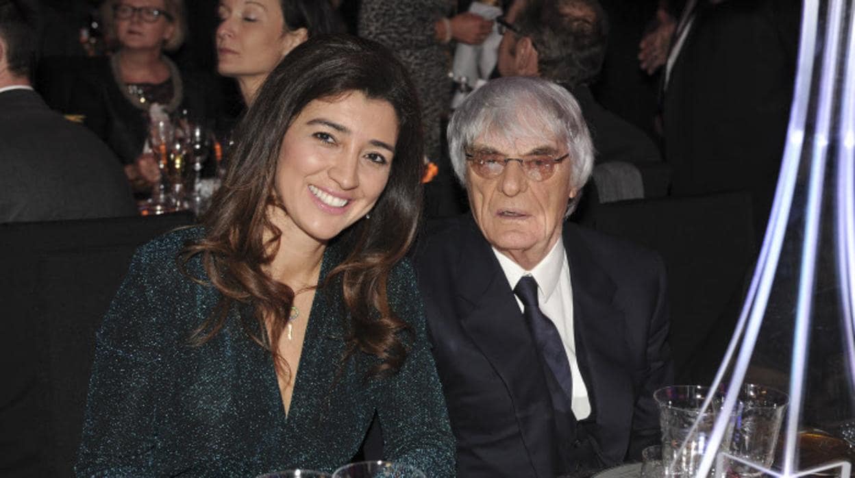 Bernie Ecclestone y su mujer, Fabiana Flosi
