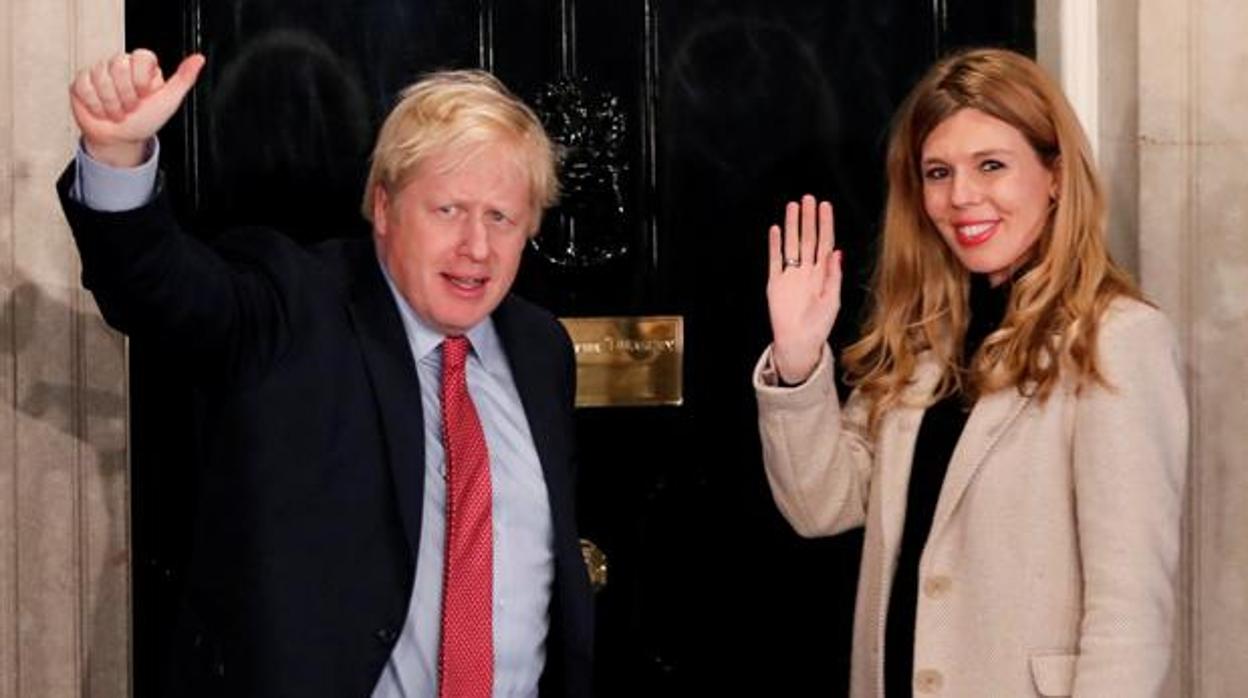 Boris Johnson y Carrie Symonds