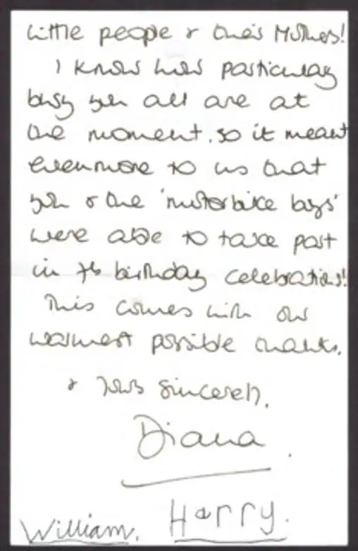 Sale a la luz una carta que Diana de Gales envió a la Policía en 1989